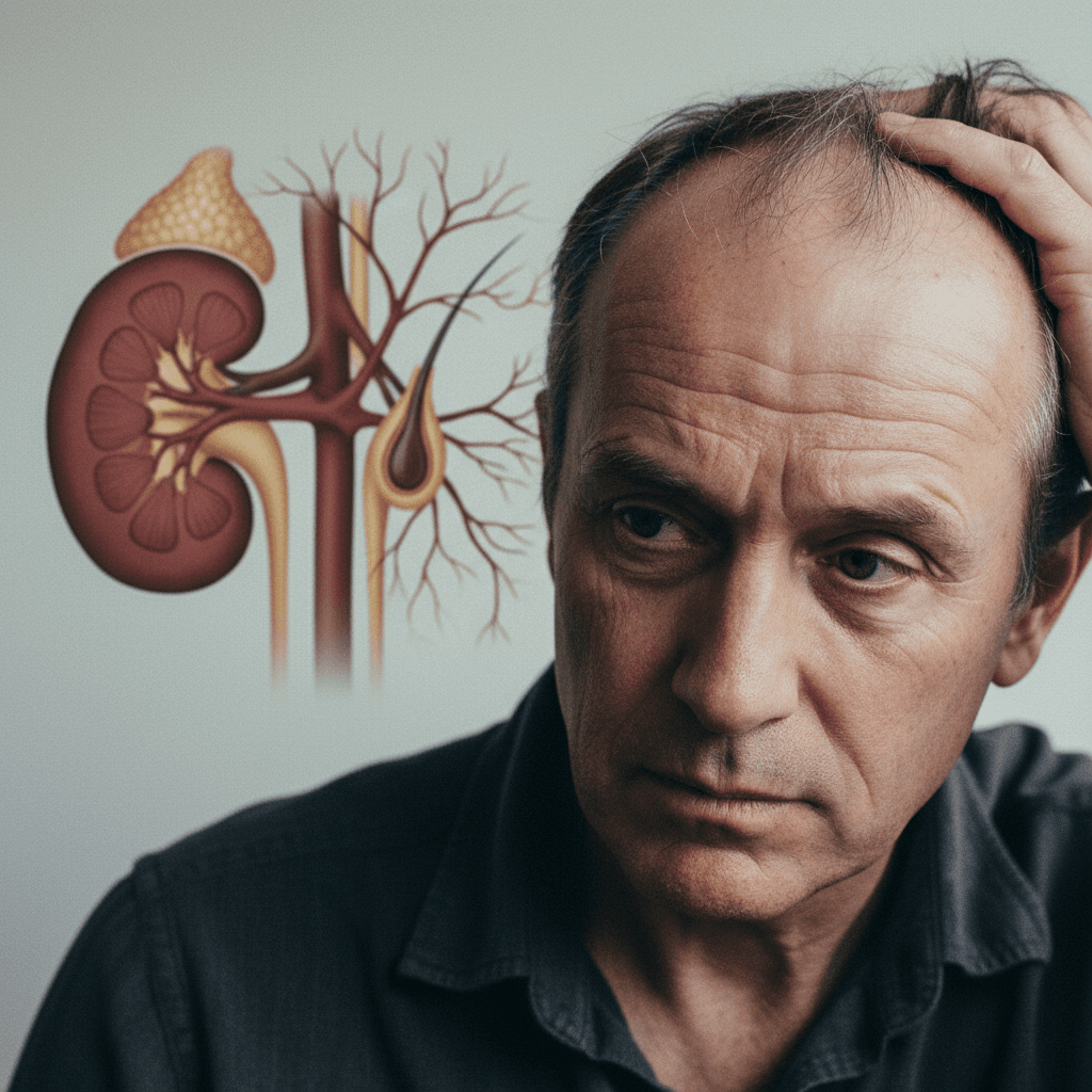 Hair Loss in Men: The Kidney Link Western Medicine Misses